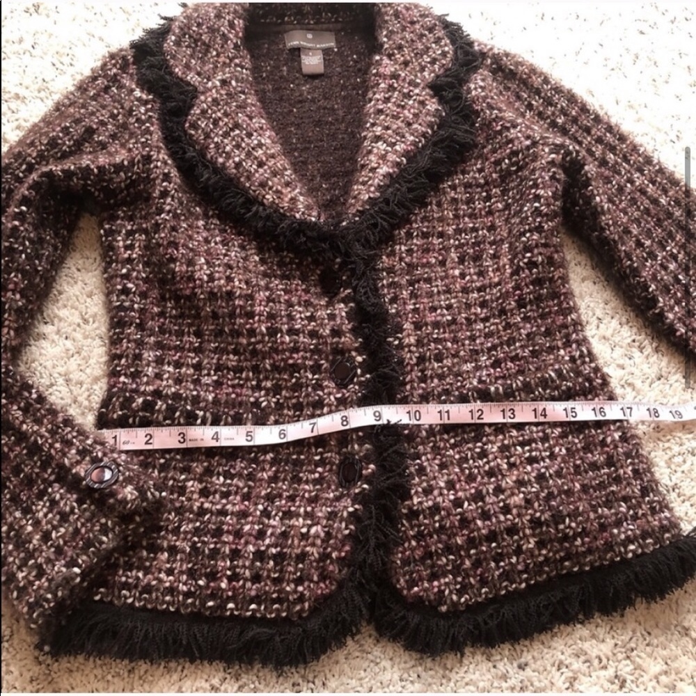 Fenn Wright Manson Single Breasted Wool Fringe Bl… - image 5